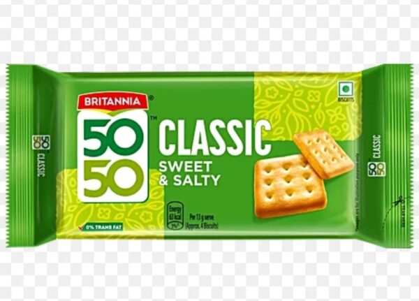 50-50 biscuit